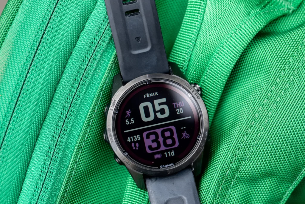 Garmin Fenix ​​7S Pro дисплей